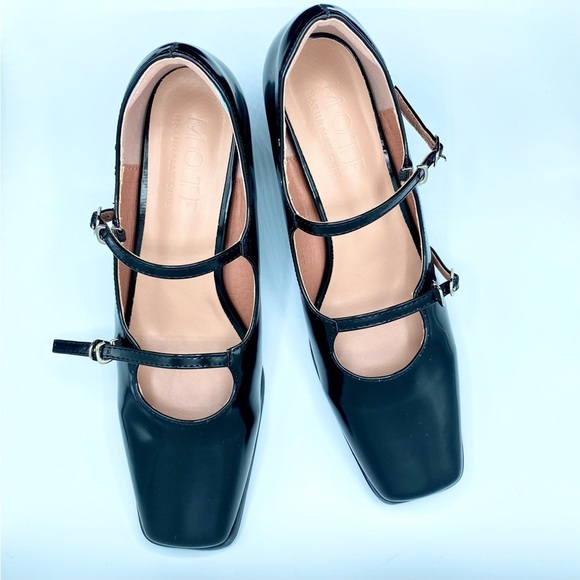 MOTF Black Double Strap Flats - Picture 6 of 9